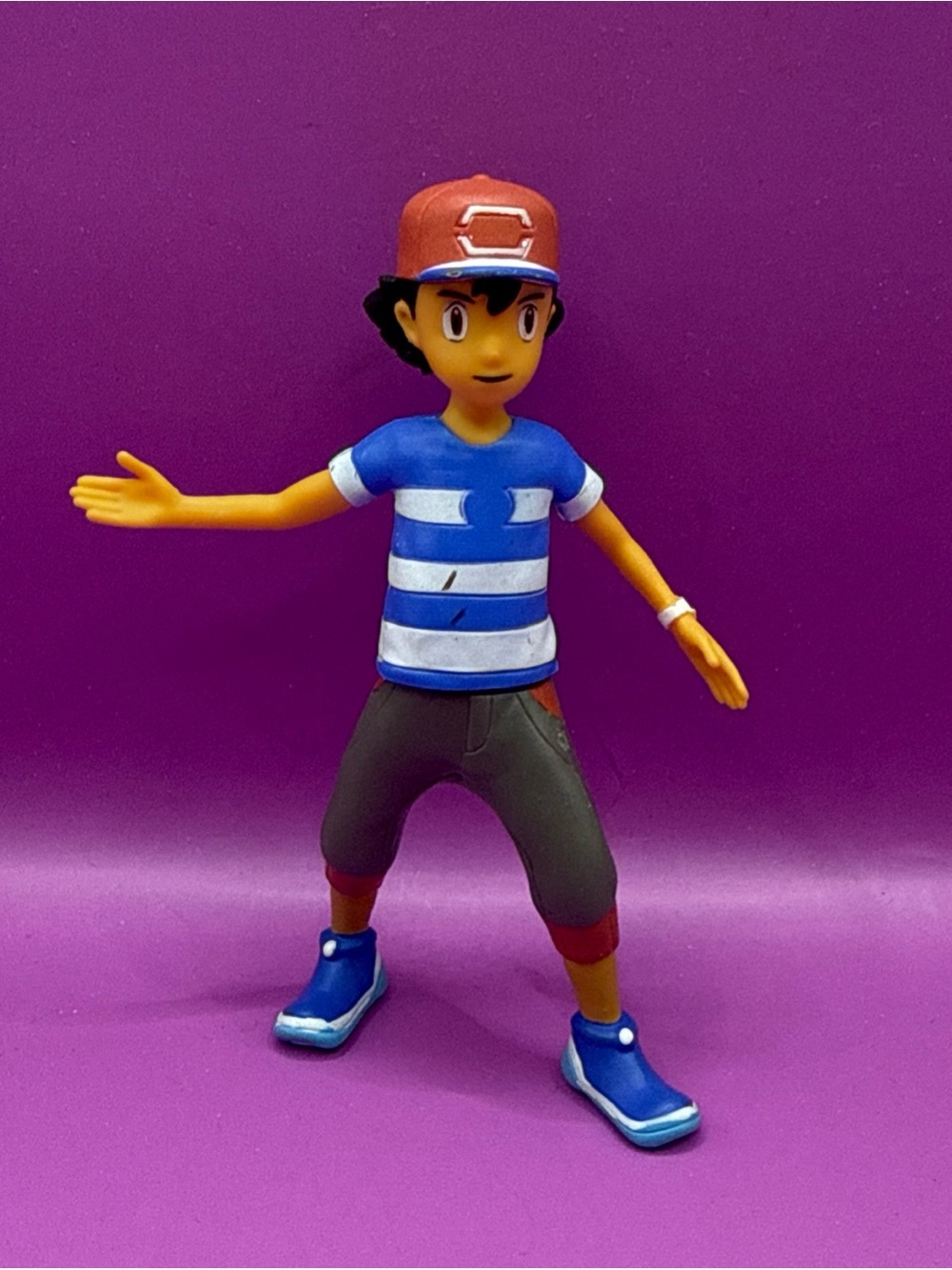 Pokemon Deluxe Battle Feature Ash Figure 4" Wicked Cool Toys WCT ‘18 Cake Topper